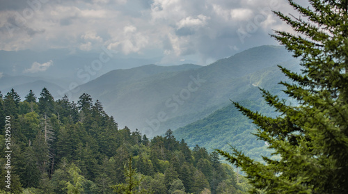 morning in the mountains