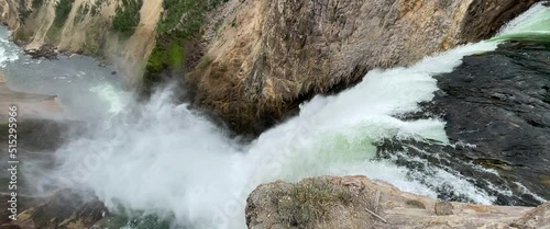 Waterfalls with greenery National park