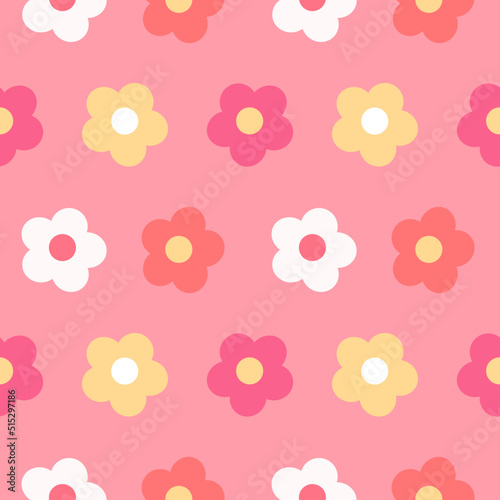 seamless pattern with flowers