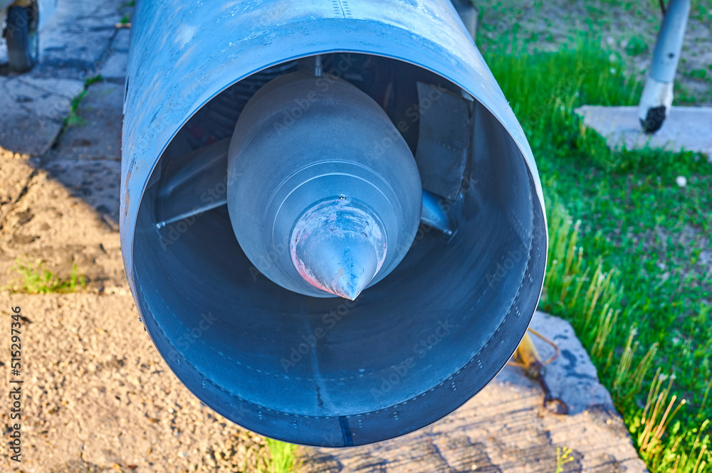 Air intake of a military aircraft engine Air intake of a military aircraft engine