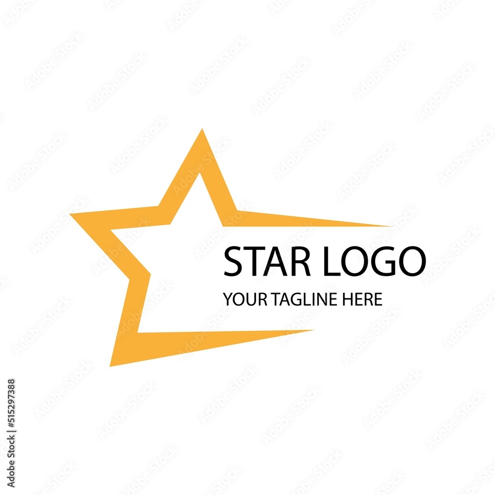 simple and trendy star logo illustration design simple and trendy star logo illustration design