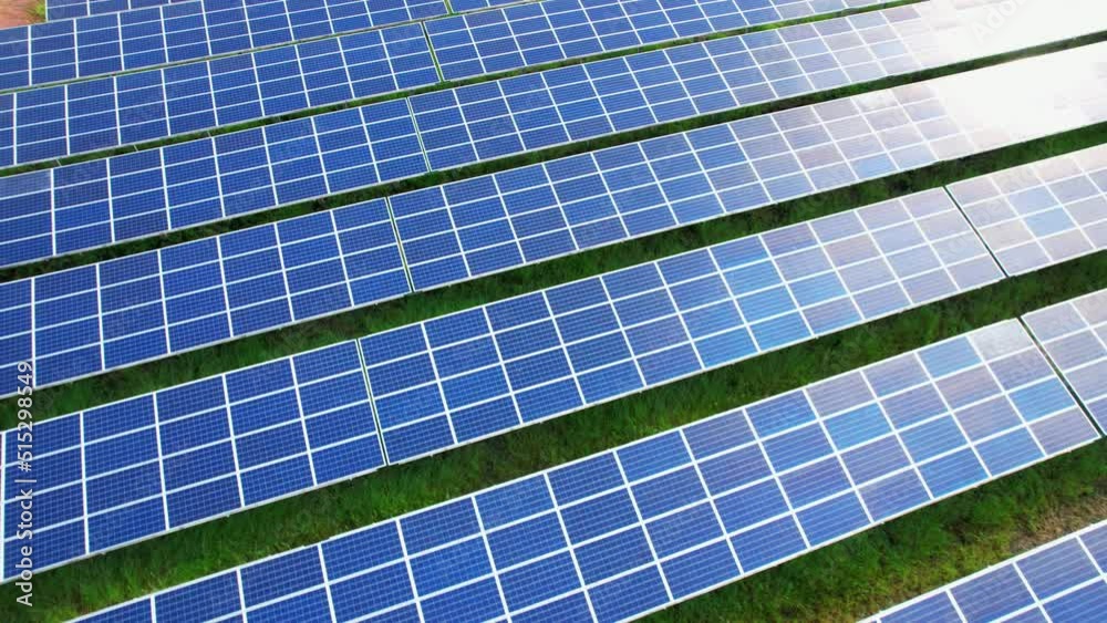 Drone fly over solar farm, renewable energy from solar. Clean energy production in Samut Songkhram, Thailand. drone footage. 4k
Drone fly over solar farm, renewable energy from solar. Clean energy production in Samut Songkhram, Thailand. drone footage. 4k