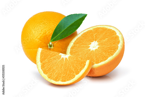 orange isolated on white background