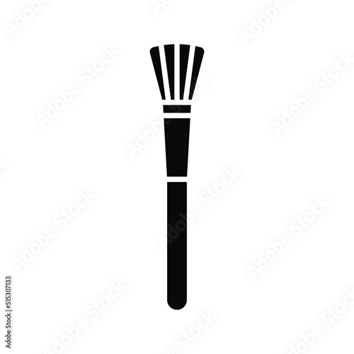 Brush icon. paint brush sign. vector illustration
