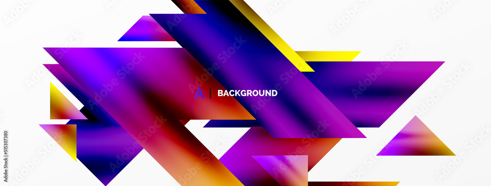 Modern trendy minimalist abstract background. Geometric pattern design, 3d and shadow effects. Vector Illustration