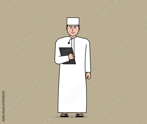 Arabic student Character from Oman