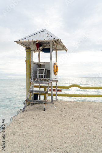 lifeguard hut on the beach © likbatonboot