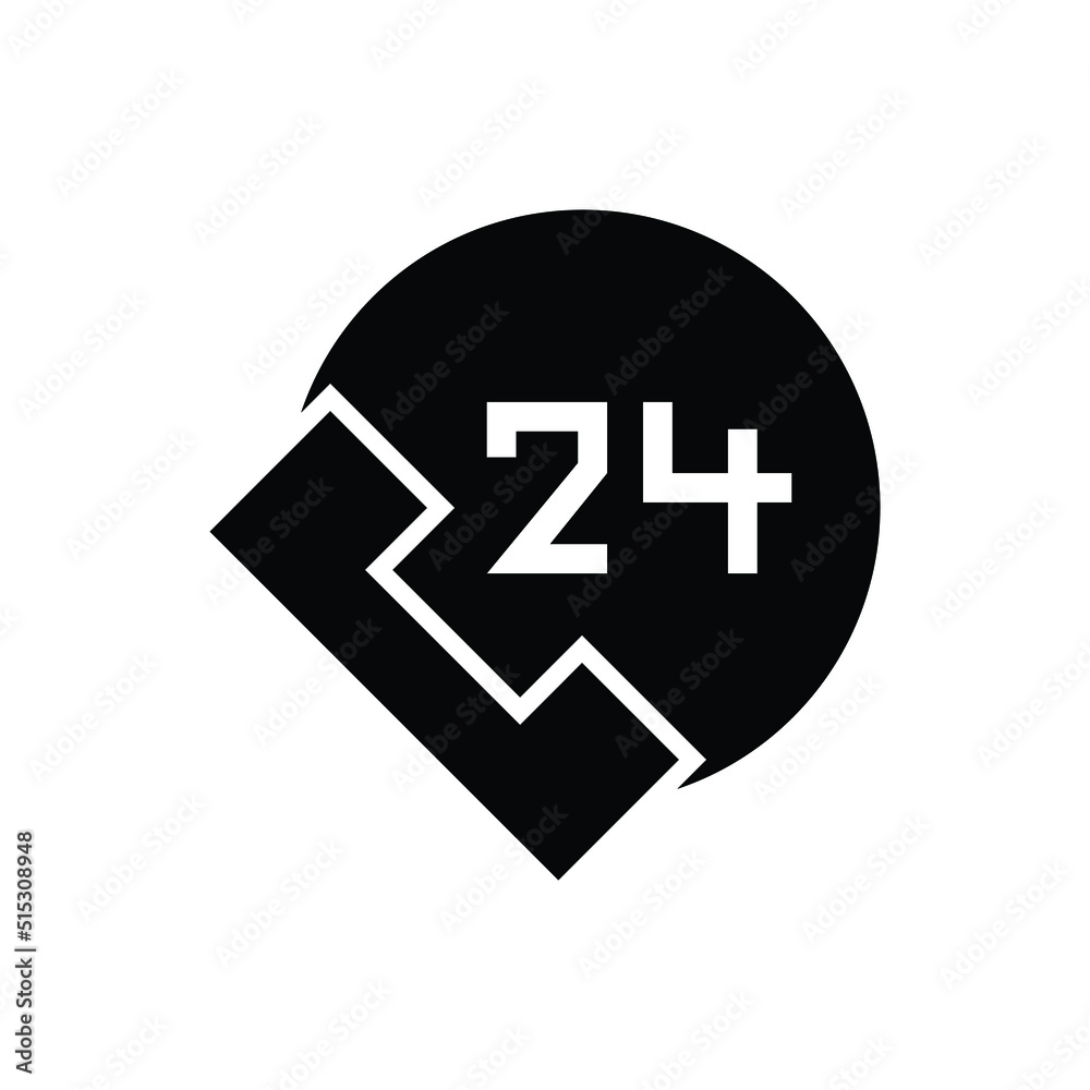 Obraz premium Call center support vector icon symbol design