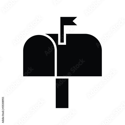 Mailbox vector icon symbol design