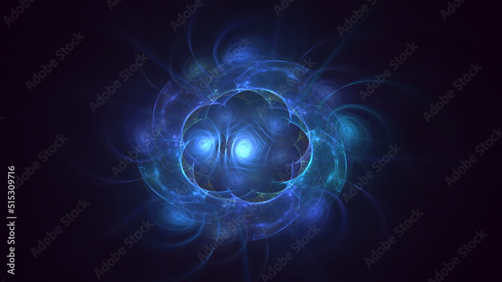 3D rendering abstract round light background 3D rendering abstract round light background
