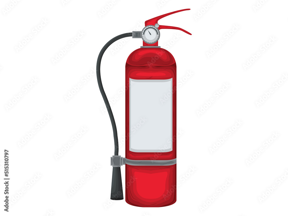 Obraz premium fire extinguisher Engineers day hammer tool element vector engineering equipment illustration labor