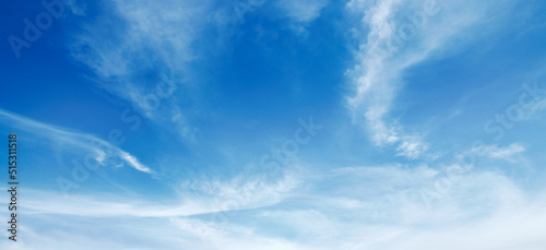 Fototapeta Naklejka Na Ścianę i Meble -  blue sky with white cloud background