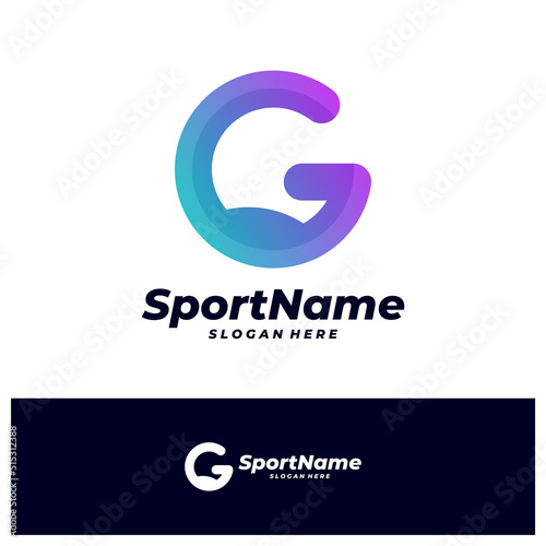 Letter G Logo Design Template. Initial G logo concept vector. Creative Icon Symbol