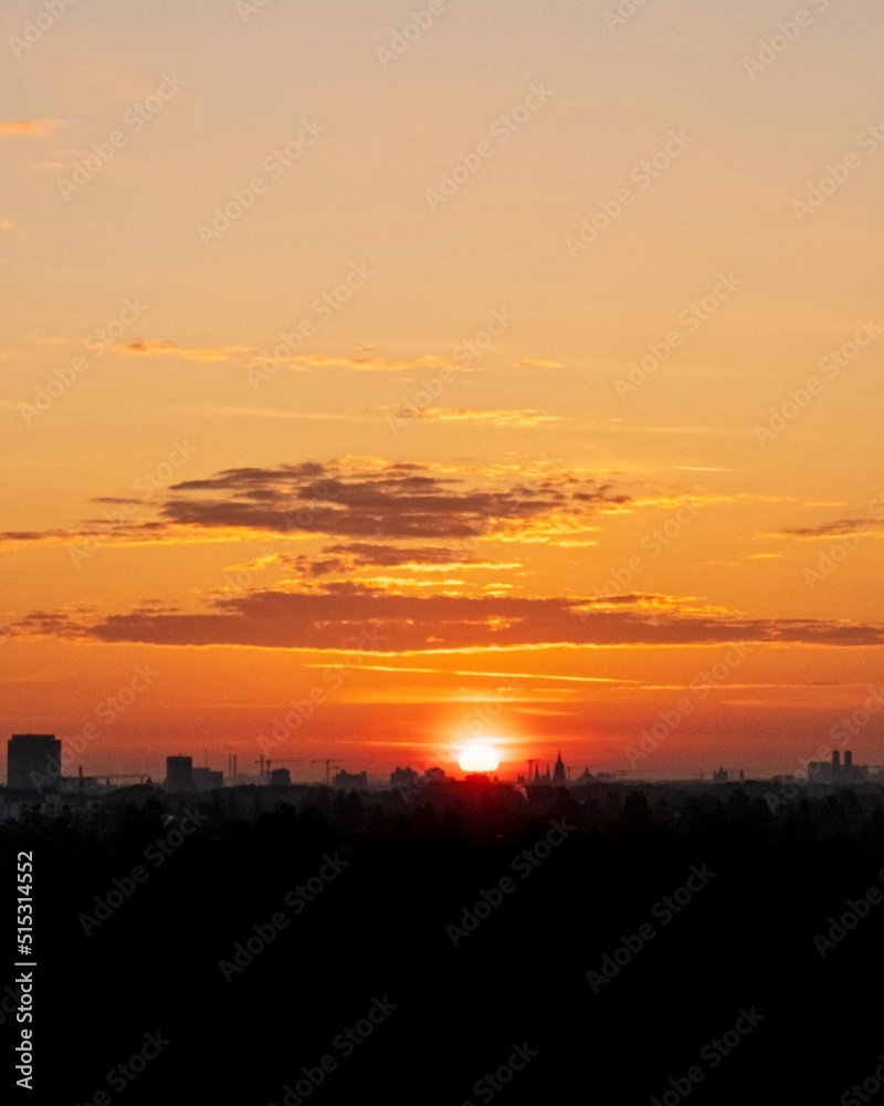 sunset in the city sunset in the city