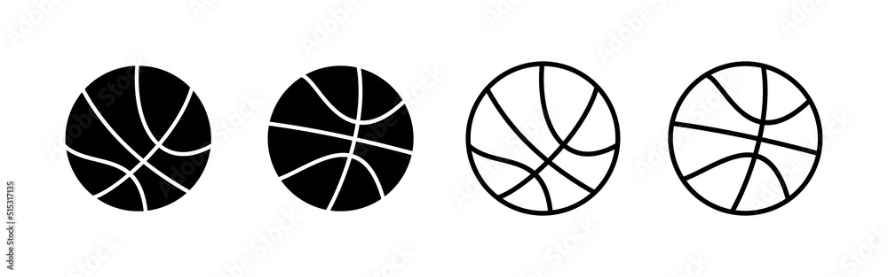 Basketball icon vector. Basketball ball sign and symbol Basketball icon vector. Basketball ball sign and symbol