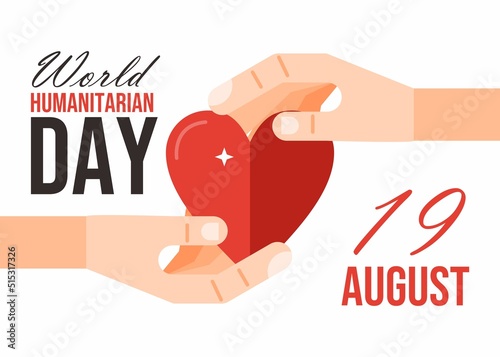 World humanitarian day banner campaign