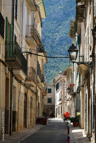 Narrow streets of Soller Mallorca