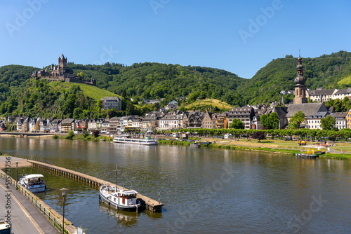 Cochem Rheinland-Pfalz Cochem-Zell Mosel Weinhänge Reichsburg Cochem Enderttor Pinnerkreutz Martinstor Fachwerk Umgebinde Deutschland