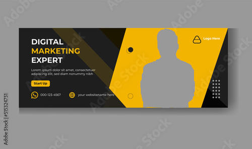 Corporate business marketing social media cover photo