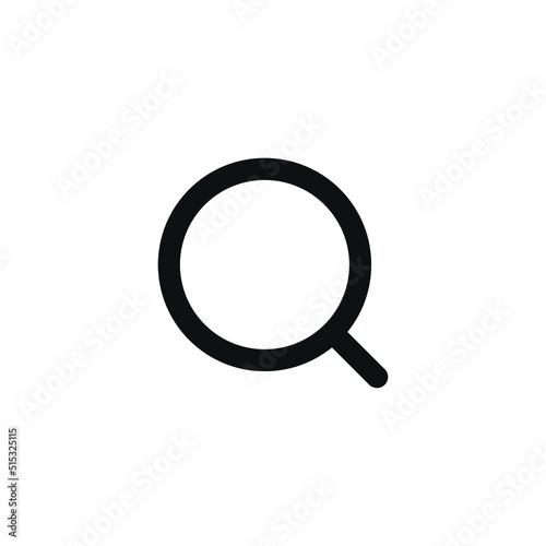 magnifying glass isolated on white
