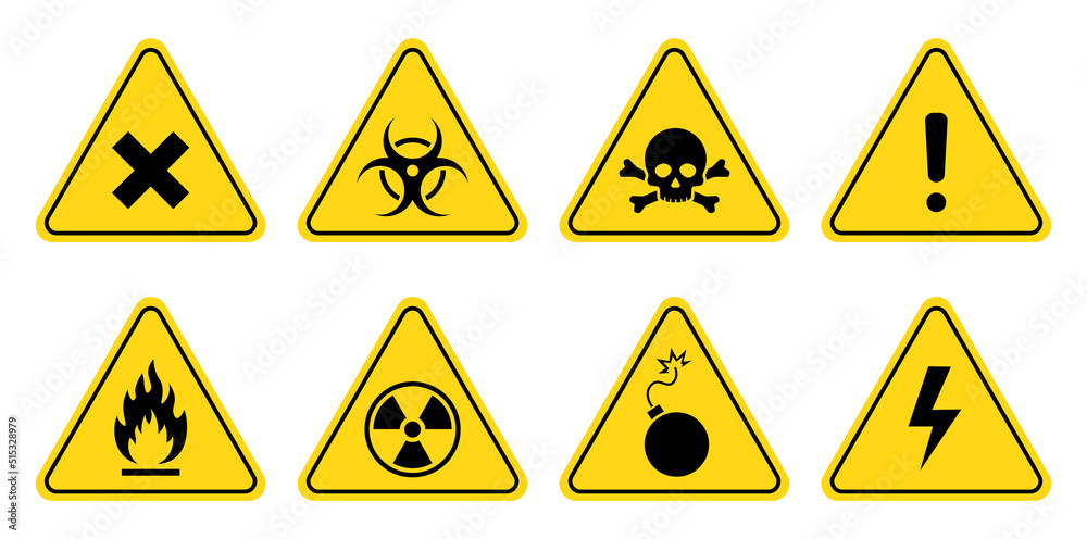 Premium Vector  Danger toxic sign skull icon warning skull symbol