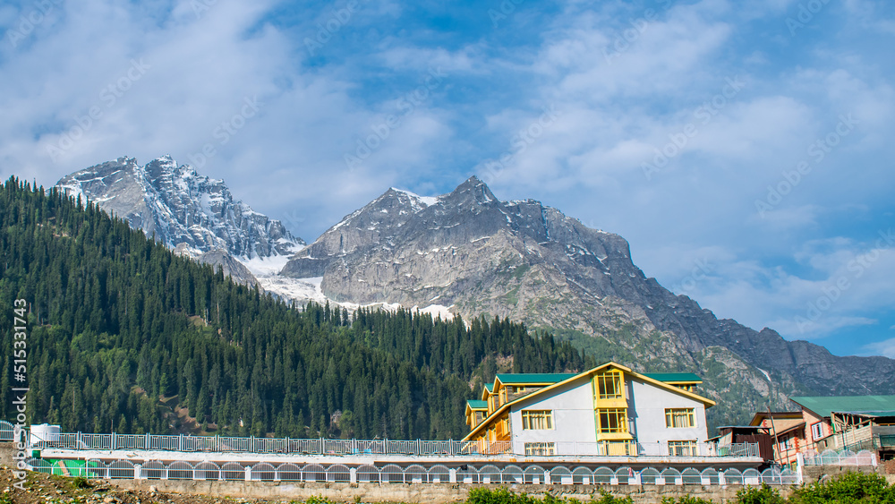 Sonamarg or Sonmarg known as Sonamarag in Kashmiri, is a hill station located in the Ganderbal District of Jammu and Kashmir, India