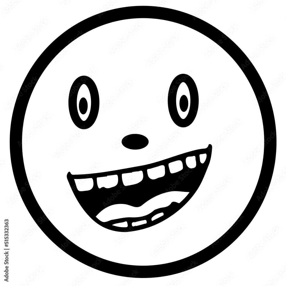 Fototapeta premium People face emotion icon sign symbol design