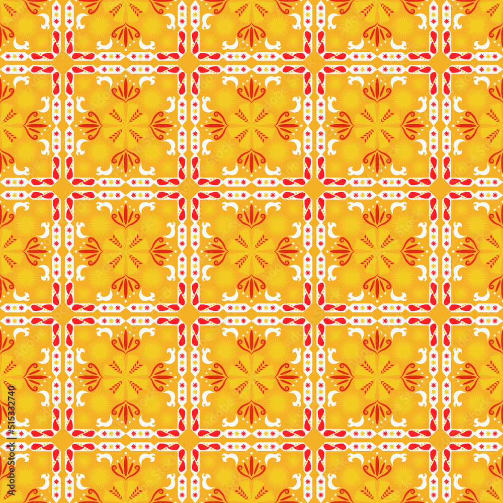 Seamless Background Retro Garden Nature Aboriginal Floral Damask Traditional Pattern Art Seamless Background Retro Garden Nature Aboriginal Floral Damask Traditional Pattern Art