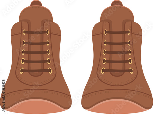 Boxing shoes clipart design illustration