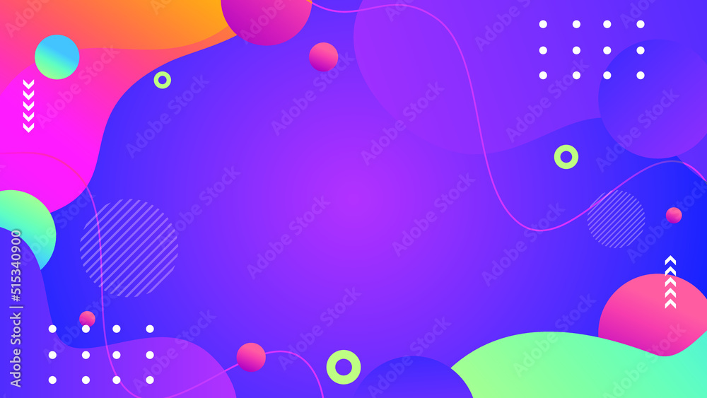 Colorful fluid background