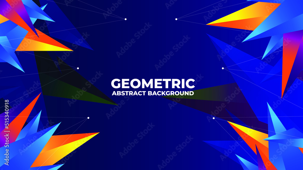 Colorful gradient Geometric Abstract background Colorful gradient Geometric Abstract background