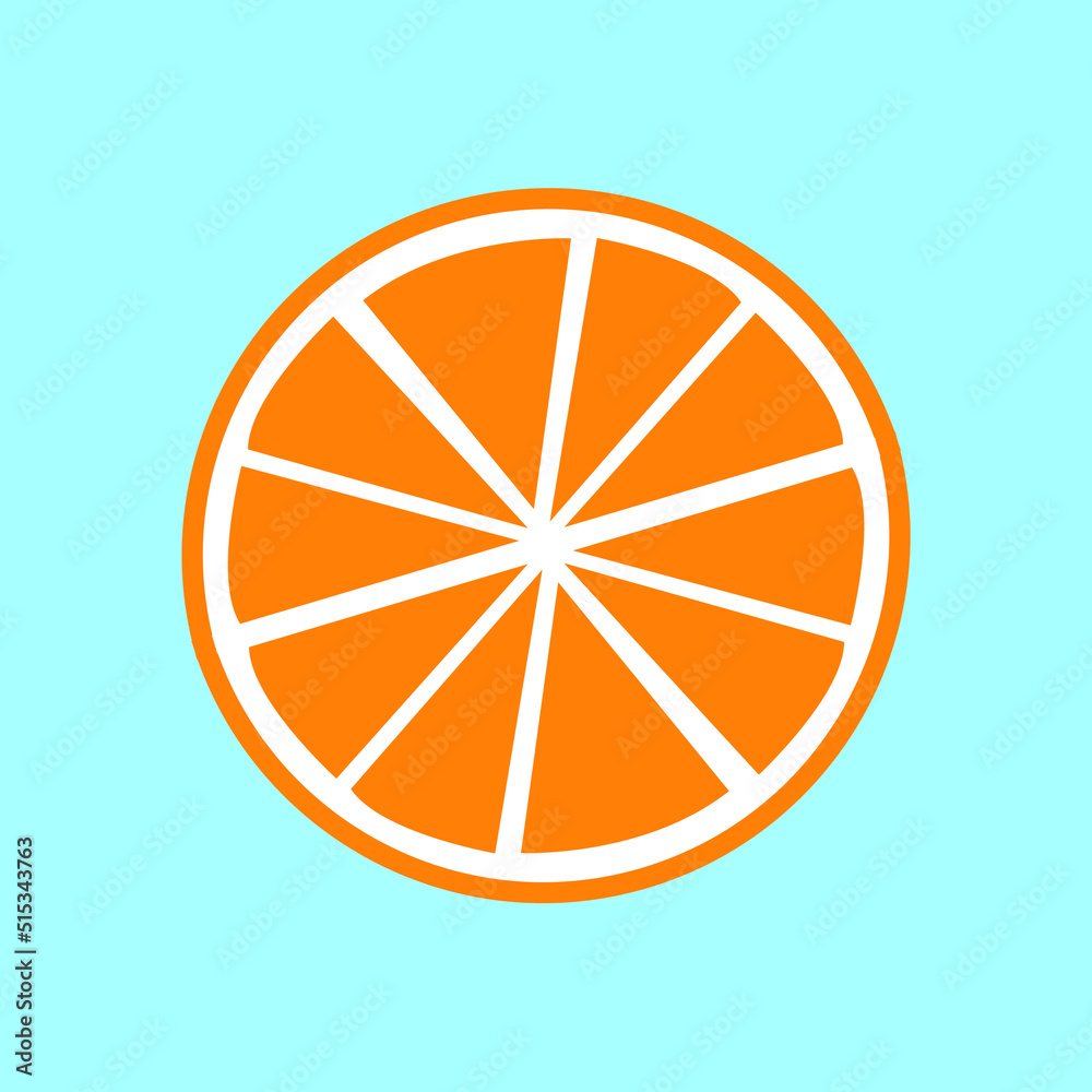Orange, orange slice, orange circle Orange, orange slice, orange circle