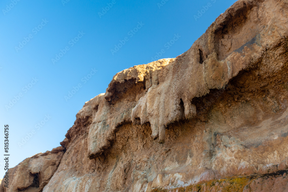 Karst rock formation in the desert