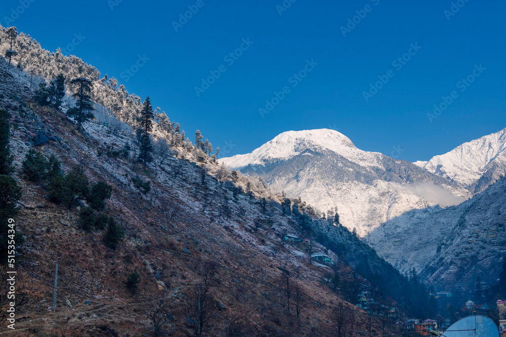 Mountain view of Mahandri Village, Kaghan Valley