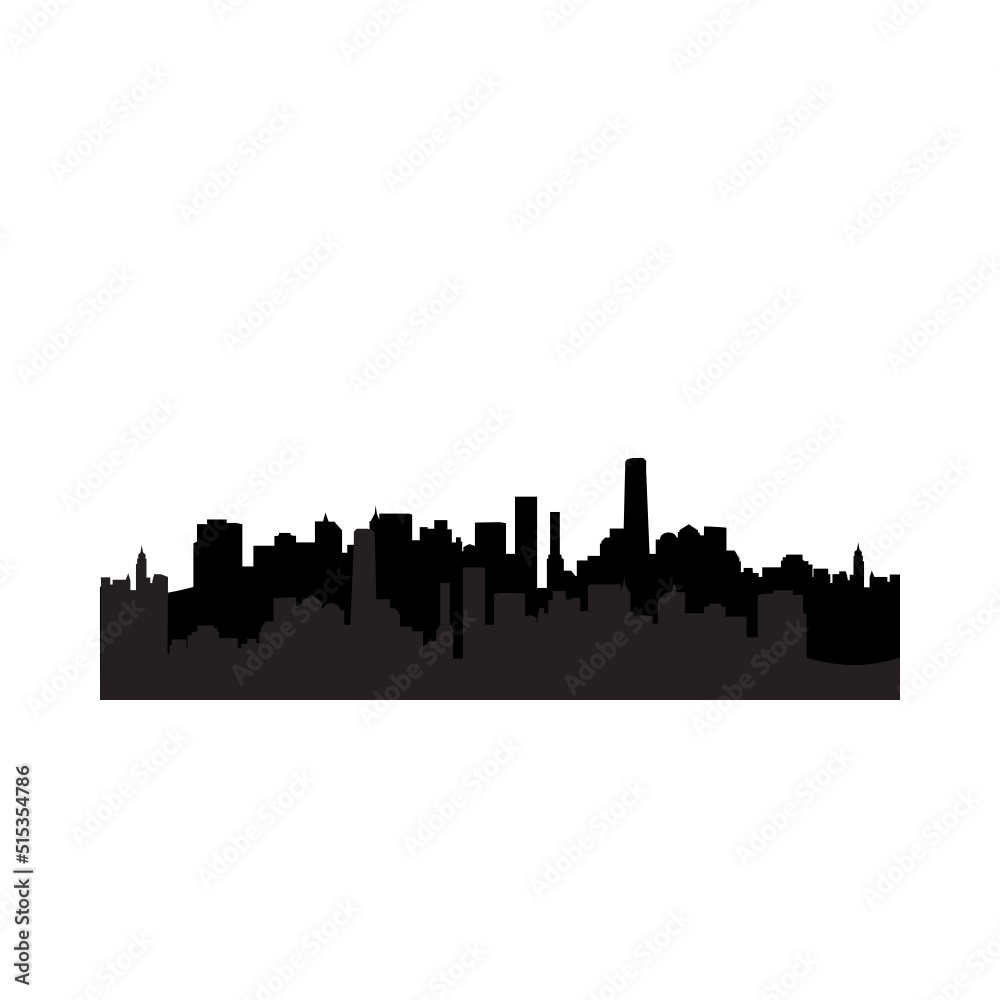 Black solid icon for Skyscraper