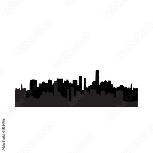 Black solid icon for Skyscraper