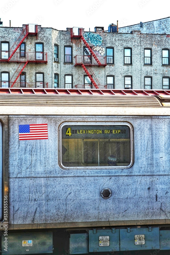 Train in Bronx New York 