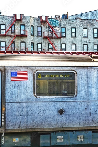 Train in Bronx New York 