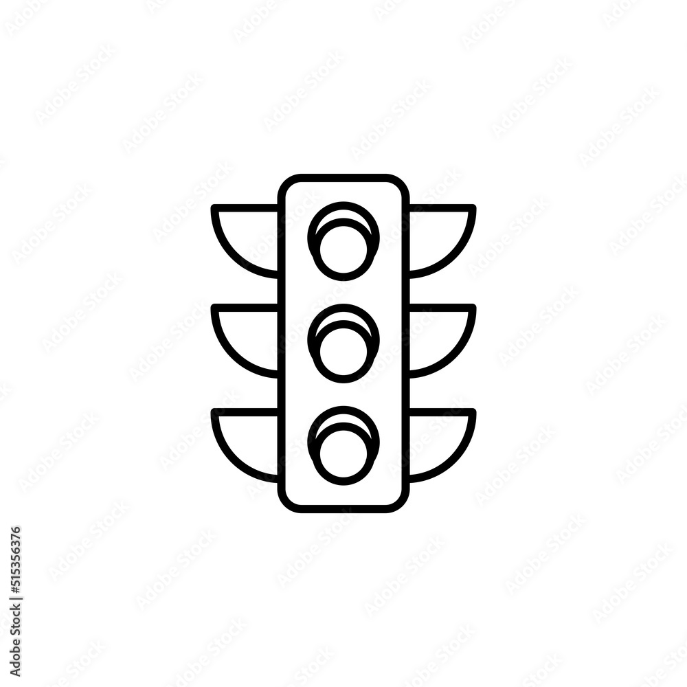 traffic light icon flat style trendy stylist simple traffic light icon flat style trendy stylist simple