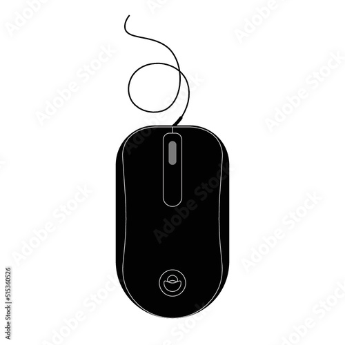 computer mouse - black
