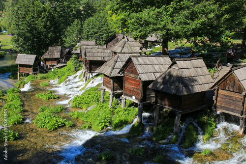 old mill in the forest