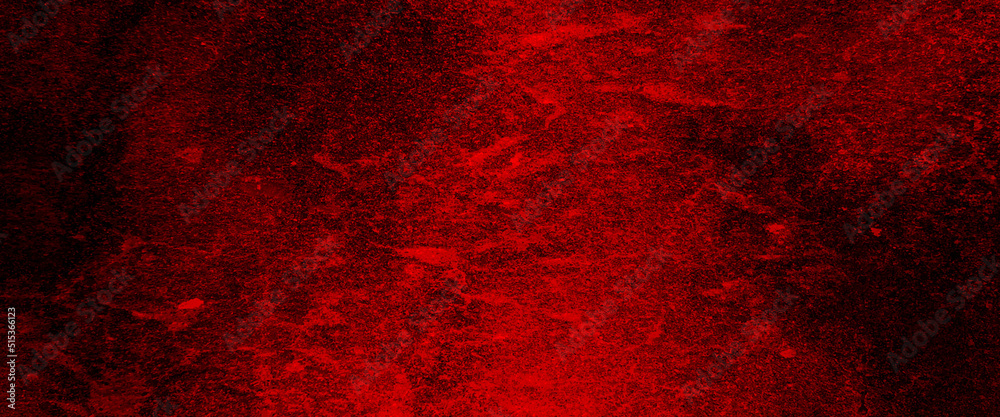 Abstract red background vintage grunge texture. Dark slate background toned classic red color, old vintage distressed bright red paper illustration, red wall scratches, blood Dark Wall Texture.