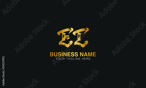 EC E C initial logo   initial based abstract modern minimal creative logo  vector template image. luxury logotype logo  real estate homie logo. typography logo. initials logo.