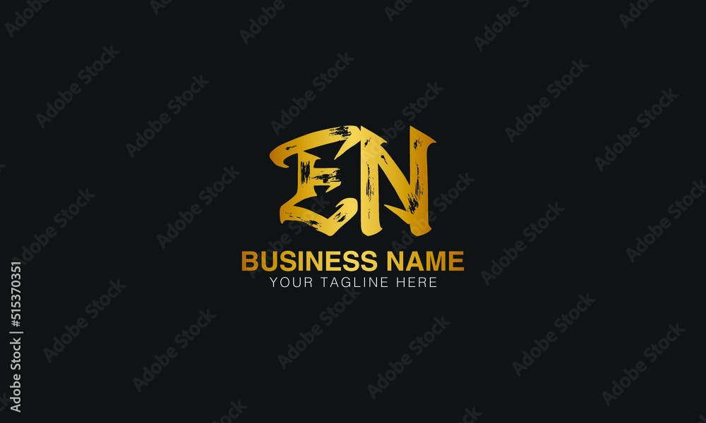 EN E N initial logo | initial based abstract modern minimal creative logo, vector template image. luxury logotype logo, real estate homie logo. typography logo. initials logo.