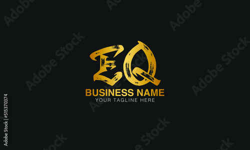 Free Download EQ E Q initial logo | initial based abstract modern minimal creative logo, vector template image. luxury logotype logo, real estate homie logo. typography logo. initials logo. - GFXLoad