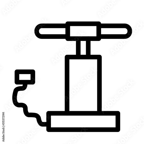 Hand Air Pump Icon Design