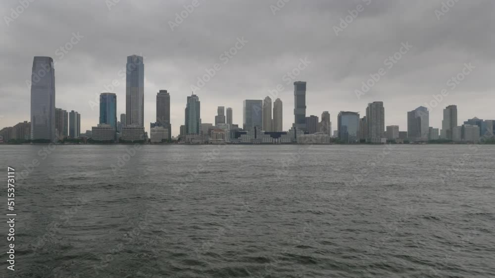 Jersey City Waterfront.
Tower blocks of Jersey City seen from across the Hudson in Battery Park. Jersey City Waterfront.
Tower blocks of Jersey City seen from across the Hudson in Battery Park.