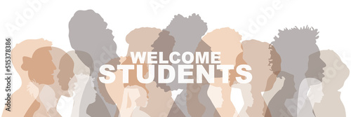 Welcome Students banner.
