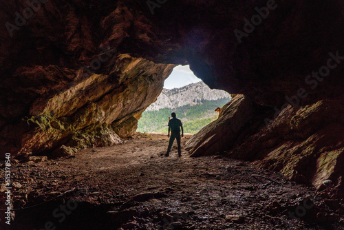 View from a cave in the city of Konya