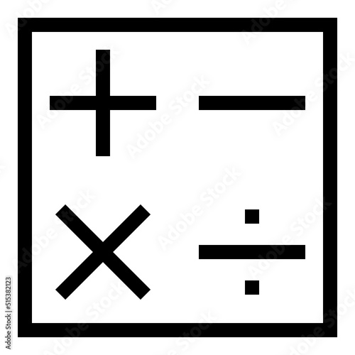 math icon illustration